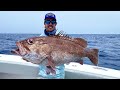 *MASSIVE* Snowy Grouper and GOLDEN Tilefish from the Deep! Catch Clean Cook - BBQ