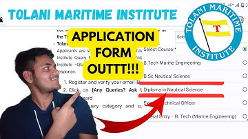 Tolani Maritime Institute (TMI) application form out | DNS Sponsorship 2023