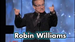 Robin Williams Salutes Robert De Niro at AFI Life Achievement Award Resimi