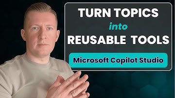 Stop Rebuilding Flows: Turn Topics into Reusable Tools in Microsoft Copilot Studio (Setup Guide)