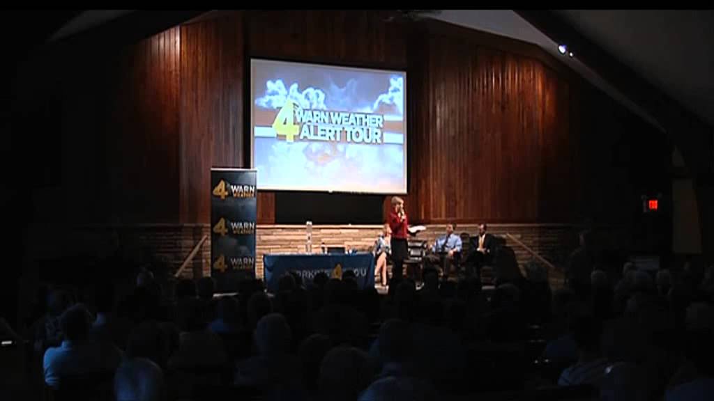 Dan Thomas ,Lisa Spencer, Nancy Van Camp and Paul Heggen Meteorologist Introduction 4Warn Alert Tour