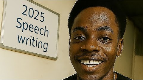2025 SPEECH WRITING[] ENGLISH P1 PREPS