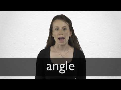 How to pronounce ANGLE in British English