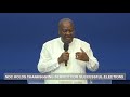 John Dramani Mahama speaks at NDC thanksgiving service
