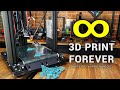 Endless 3D printing - DIY conveyor belt delta bed