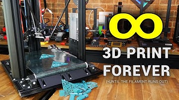 Endless 3D printing - DIY conveyor belt delta bed