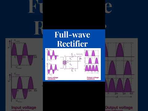 دوائر التوحيد نصف الموجه والموجه الكاملهcircuit Rectifier