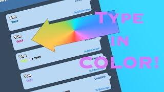 Change Text Color In Clash Royale! | Type In COLOR Change Text Color In Clash Royale! | Type In COLOR