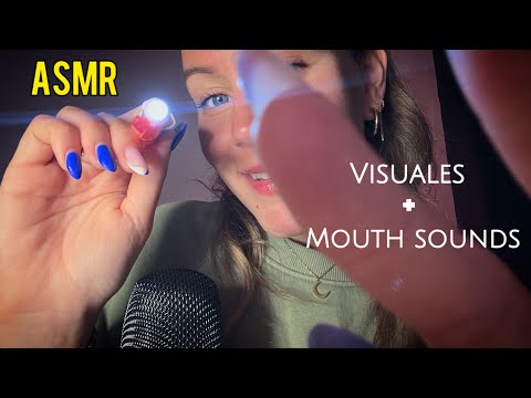 ASMR - Visuales con LINTERNA y MOUTH SOUNDS para caer Redondo en la Cama😴