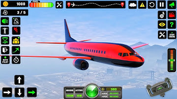 Real Flight Airplane City Pilot Simulator - Plane Boeing Emergency Landing - Android Gameplay