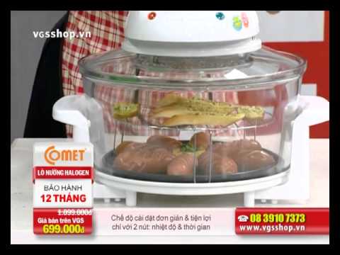 Lò nướng thủy tinh Comet CM8628