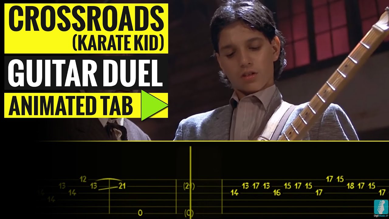 CROSSROADS - GUITAR DUEL - Guitar Tutorial - Animated Tab - YouTube