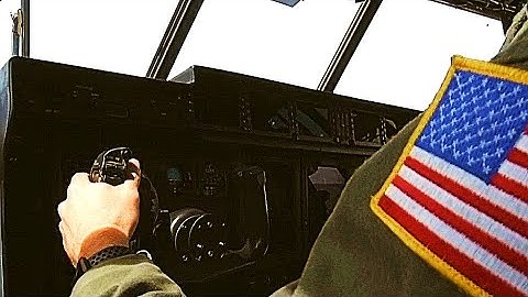 Hurricane Hunters Cockpit: USAF Weather Reconnaissance Pilots Fly Into The Eye Of A Hurricane