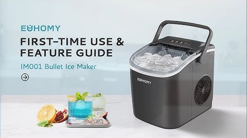 EUHOMY BULLET ICE MAKER-IM001| First use & feature guide #euhomy #icemaker #bulletice #ice