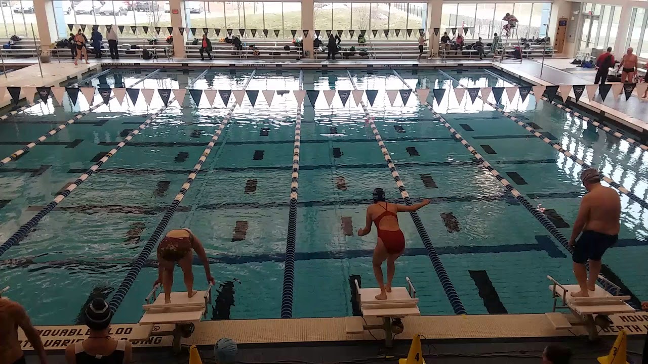 Ithaca Masters Swim meet 2017 50 fly YouTube