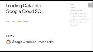 Loading Data into Google Cloud SQL Qwiklab