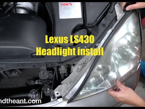 Lexus LS430 | Headlight install