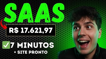 COMO CRIAR UM MICRO SAAS COM IA EM 7 MINUTOS - Passo a Passo (3 DICAS)