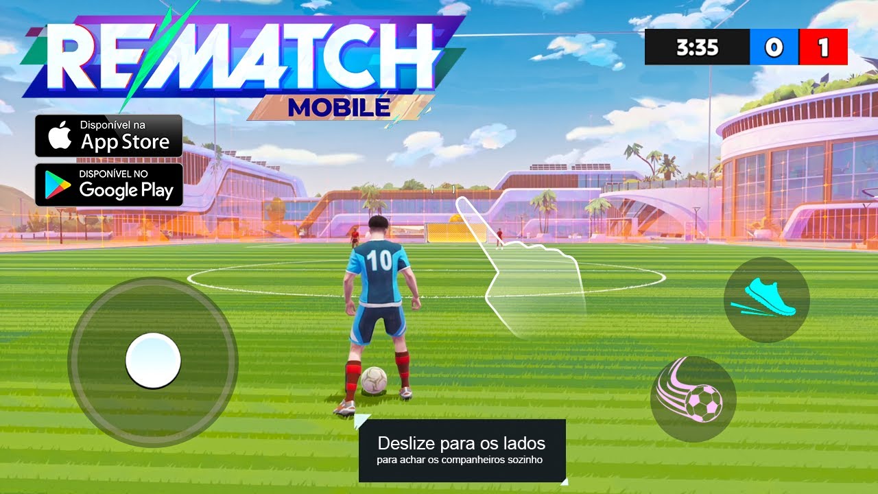 SAIU REMATCH MOBILE SOCCER LEAGUE NA PLAYSTORE PARA CELULAR - YouTube
