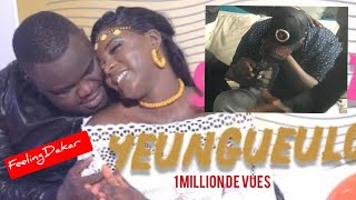 1 million de vues- Sény DIOP (YEUGUEULOUMA) craque et pleur devant ses amis qui lui ont fait une