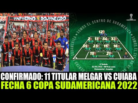 Melgar vs Cuiaba (3-1) Resumen Completo y Goles Copa Sudamericana 2022