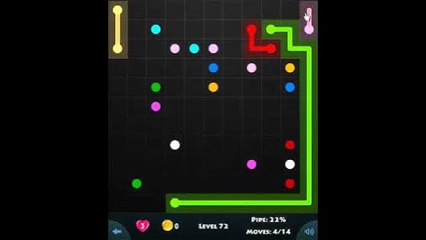 flow game facebook - 11 x 11 mania level 72 Connect the dots