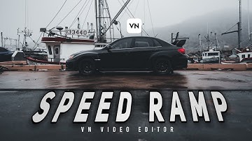 Awesome Speed Ramp Transition how to do in Vn Video Editor