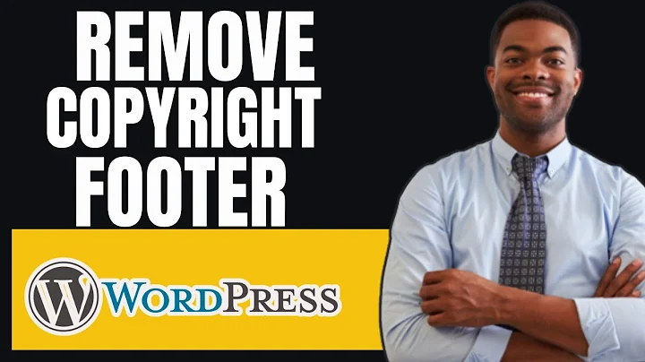 HOW TO REMOVE COPYRIGHT FOOTER FROM WORDPRESS THEME