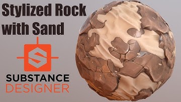 Substance Designer - Stylized Rock with Sand