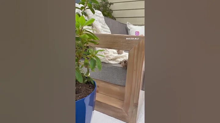 DIY Modern Outdoor Couches! Full tutorial on my blog at www.nailgunnelly.com