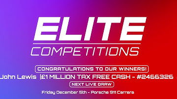 WIN £1 MILLION TAX-FREE CASH LIVE DRAW!
