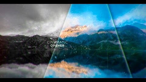 After Effects Template: Inspirational Parallax Cinematic Opener and Slideshow