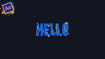 How To Create A Transformer Text Animation, After Effects Tutorial & Template