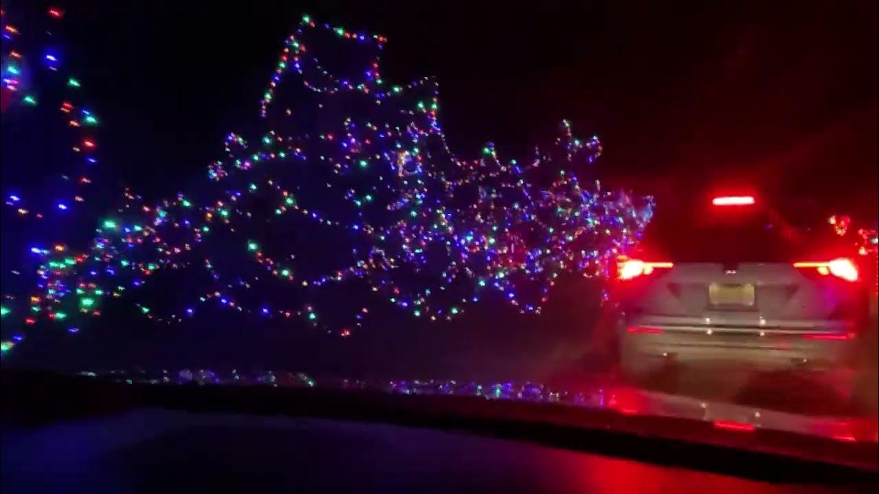 A Holiday Light Show ride through Demarest Farms New Jersey YouTube