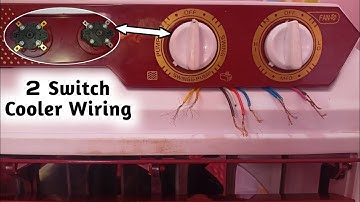 2 rotary switch plastic cooler wiring| cooler motor pump swing wiring connection kaise kare