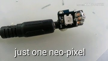 Arduino, ultrasonic sensor and neo-pixel by Sanjeok