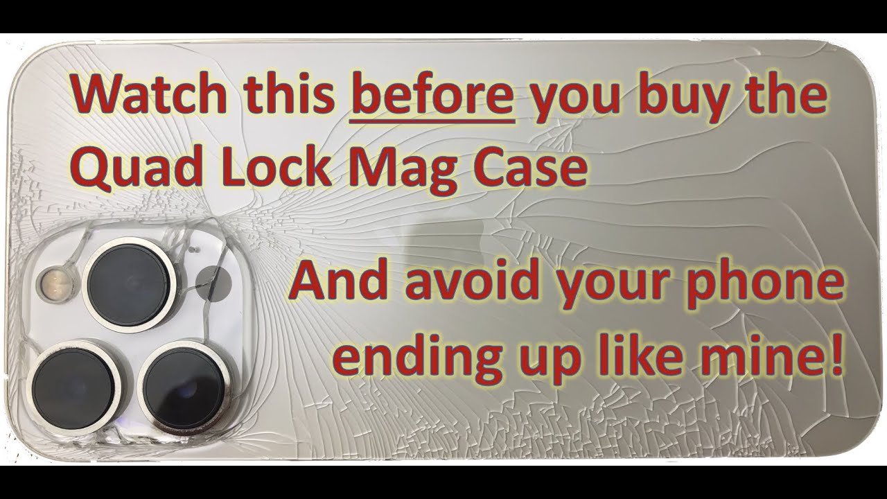 Watch this before you buy the Quad Lock Mag Case and avoid your phone  ending up like mine! 