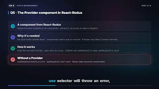 Provider, connect() & Redux Thunk | React Native Interview (6.3)
