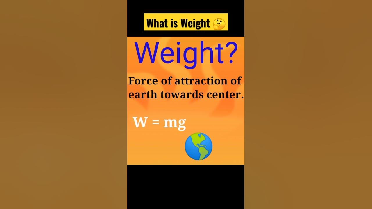 What Is Weight In Physics youtubeshorts physicsshorts youtube what-is-weight-in-physics-youtubeshorts-physicsshorts-youtube