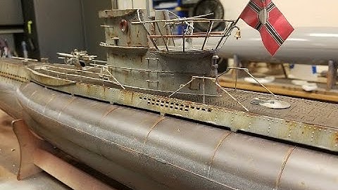 Painting and Weathering the Arkmodel German Type VIIC Uboat