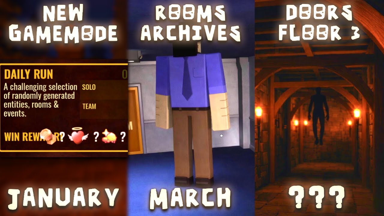 Every New Upcoming Updates in DOORS | Doors Floor 3, Doors Rooms ...