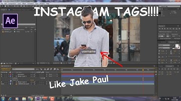 How to create Instagram Pop Tags in Adobe After Effects! (Jake Paul Vlog Tutorials)