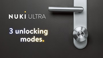 Nuki Smart Lock Ultra - Unlocking modes