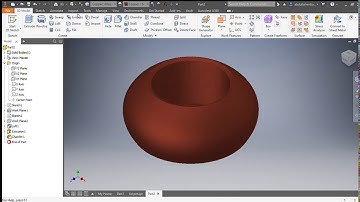Modelling A Pot Using Autodesk Inventor