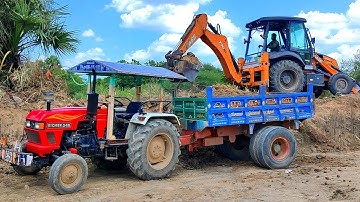 Eicher 548 Range power plus tractor with loaded trolley pulling | John Deere tractor power | #CFV |