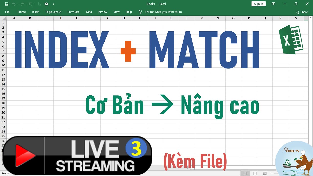 kosdaq index  2022 New  Livestream #3 | Hàm Index và Match trong Excel