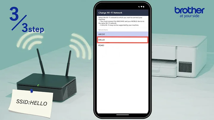 How to connect your Brother DCP-T430W printer to a Wireless Network