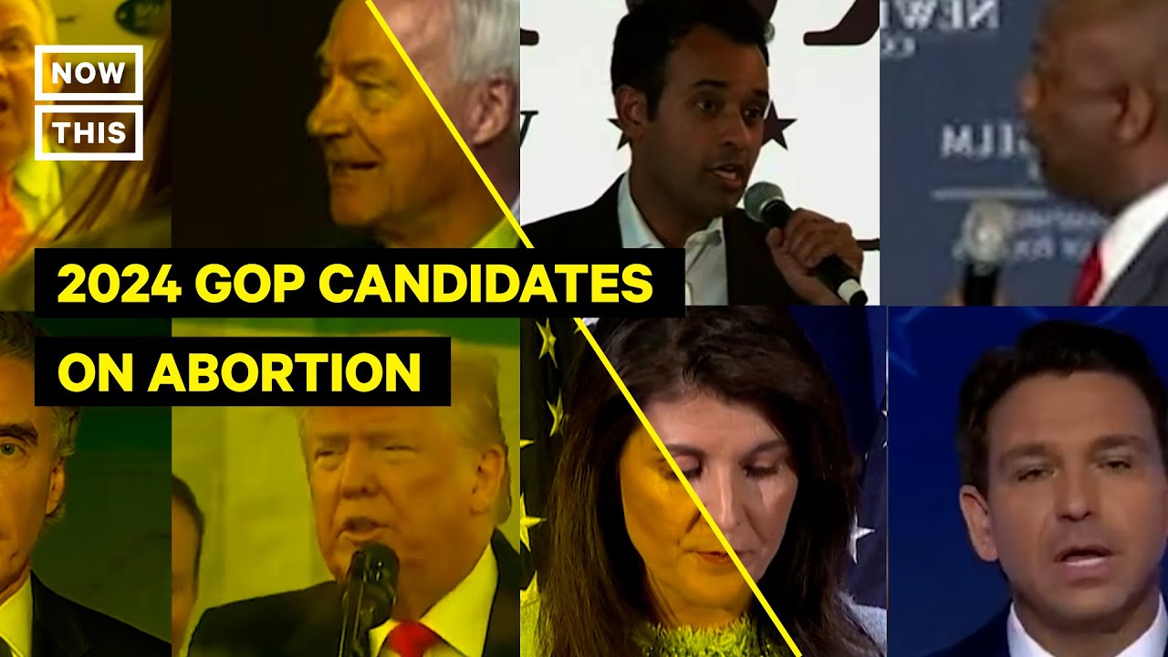 Where the 2024 GOP Candidates Stand on Abortion - YouTube