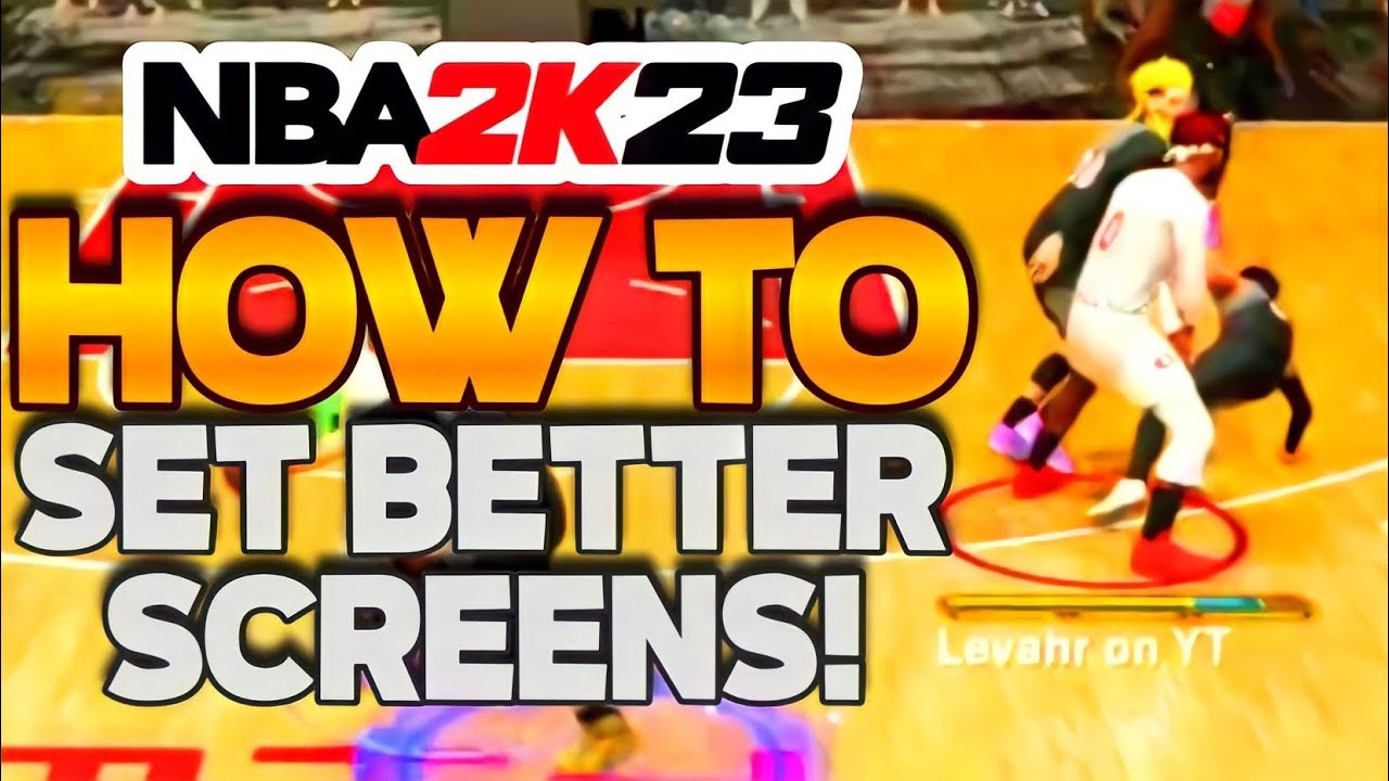 HOW TO SET BETTER SCREENS IN NBA 2K23! A BRICK WALL!🧱 YouTube