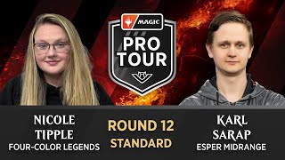 Nicole Tipple vs. Karl Sarap | Round 12 | #PTThunder